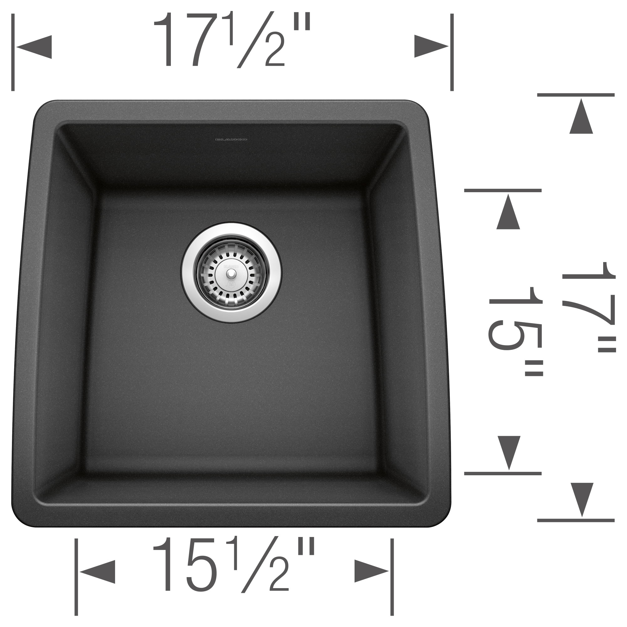 Blanco PERFORMA Bar Bowl SILGRANIT Sink White