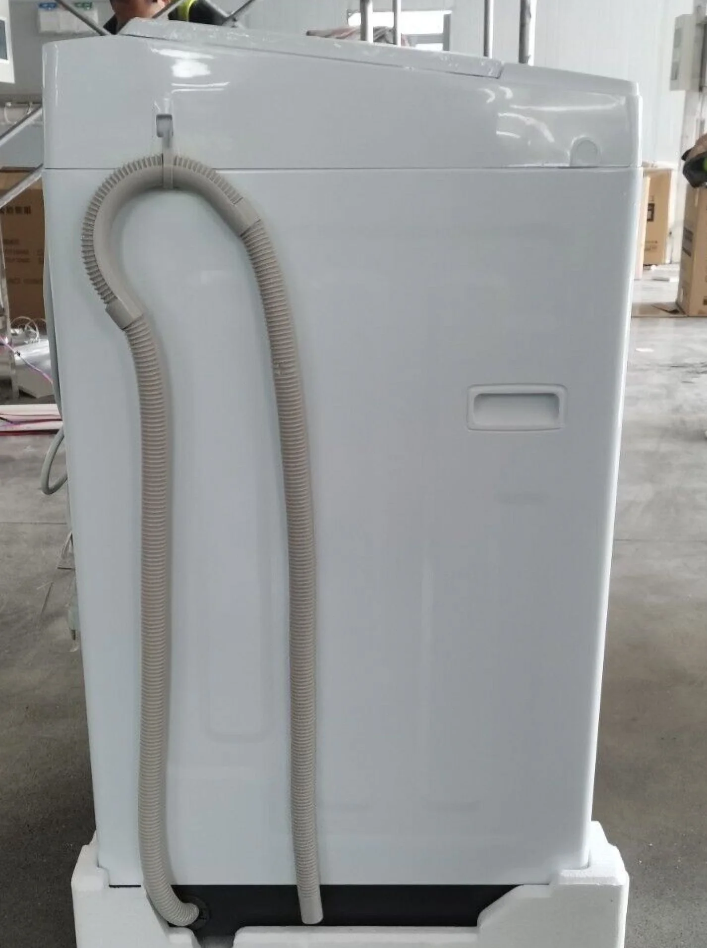 Smad Compact Washing Machines 1.7 Cu ft Single Use in Schools and apartments 12lbs White Washer