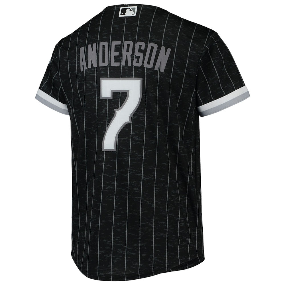 Youth Chicago White Sox Tim Anderson City Connect Replica Jersey - Black