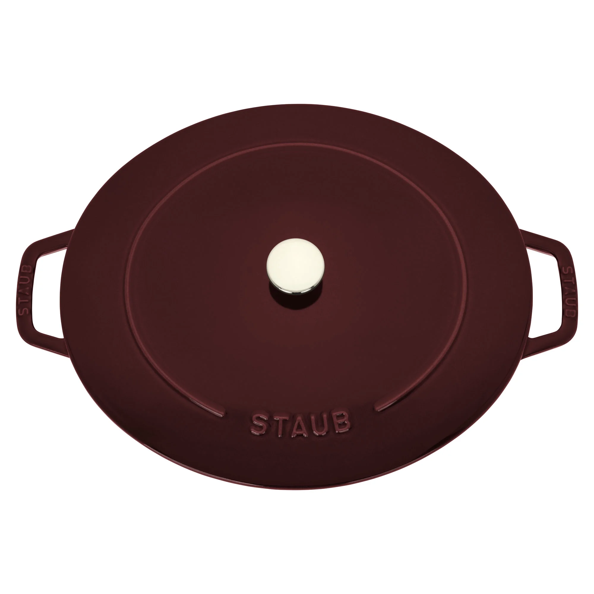 Staub Cast Iron 6.25-qt Shallow Oval Dutch Oven - Citron