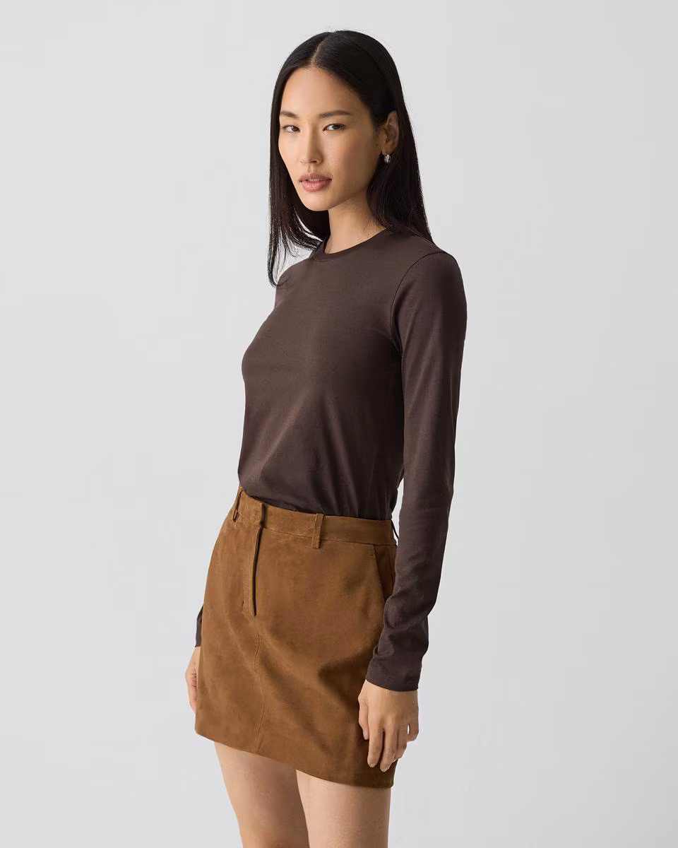 Tiny Long-Sleeve Tee in Organic Cotton