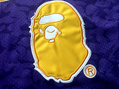 Los Angeles Lakers BAPE Purple 93 MN