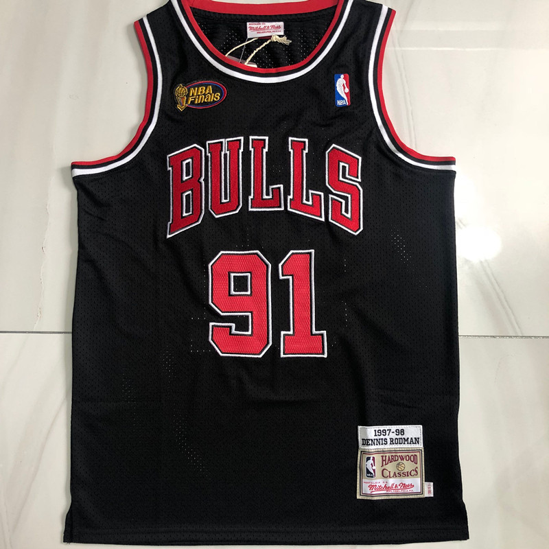 Chicago Bulls Rodman 91 Black MN