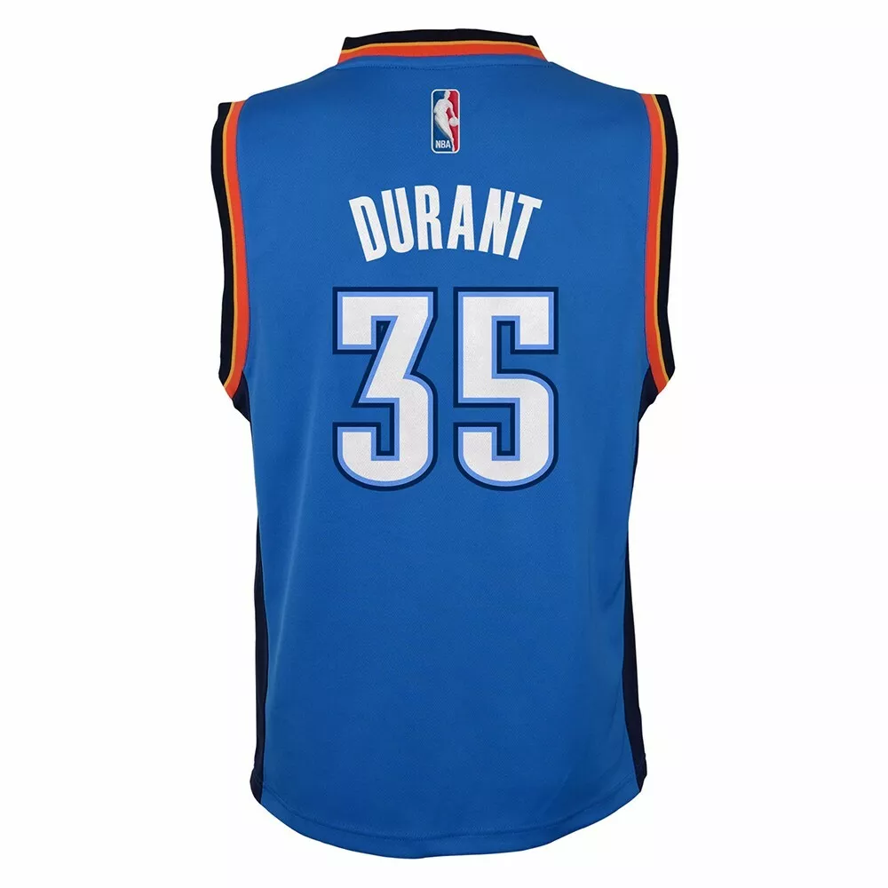 Kevin Durant Oklahoma City Thunder NBA adidas Replica Blue Jersey
