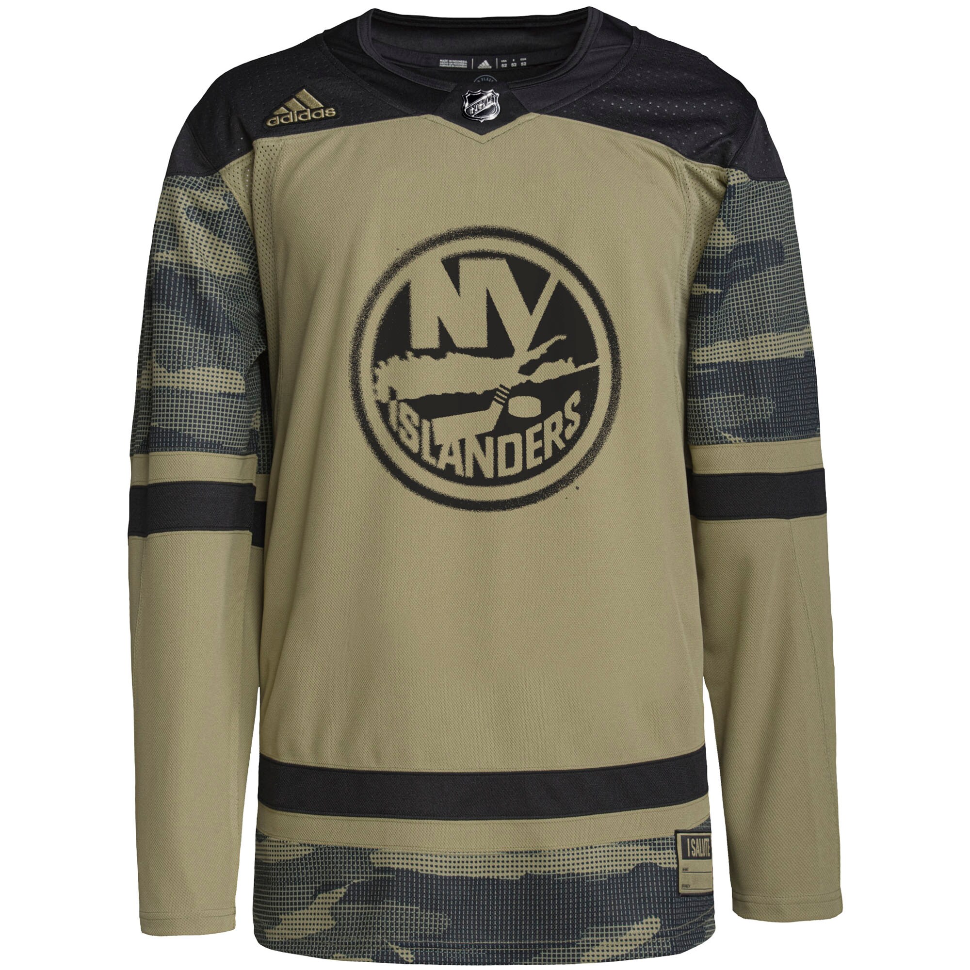 New York Islanders  Military Appreciation Team  Practice Jersey – Camo