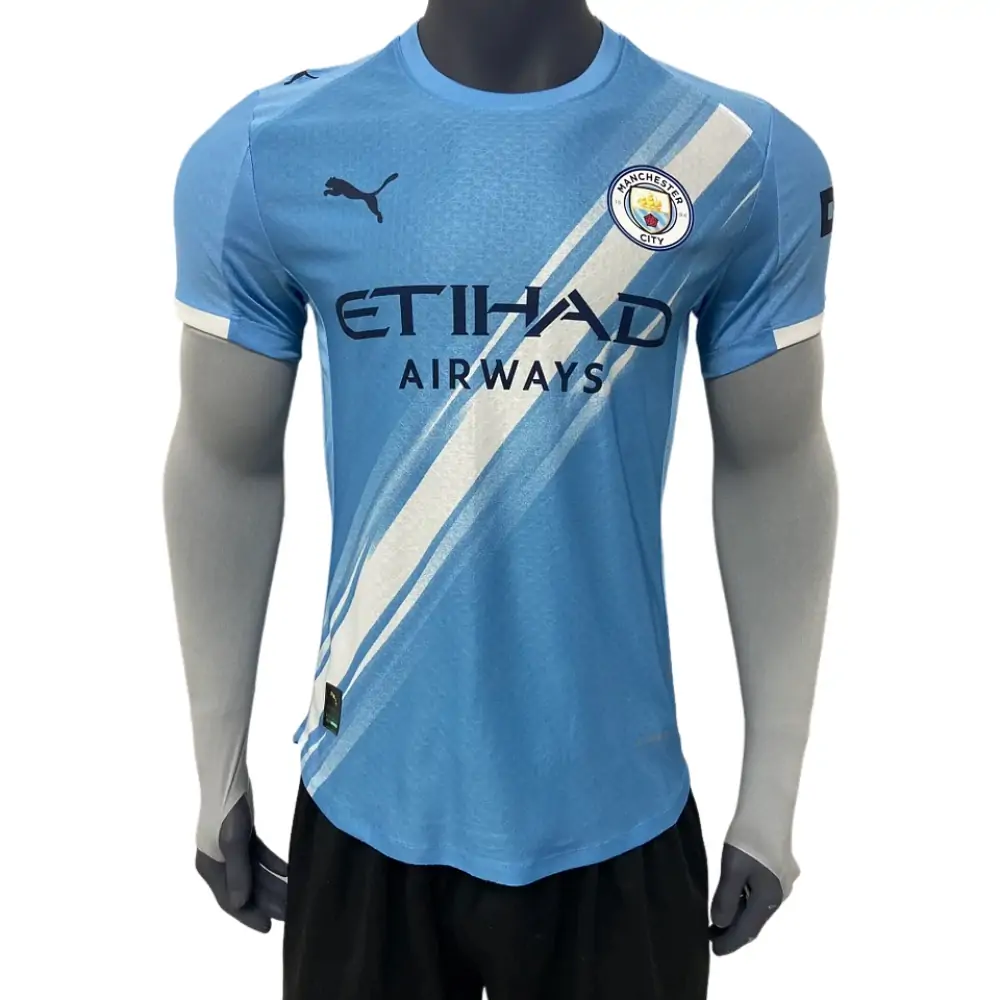 2025-2026 Manchester City Home Jersey - Player Edition