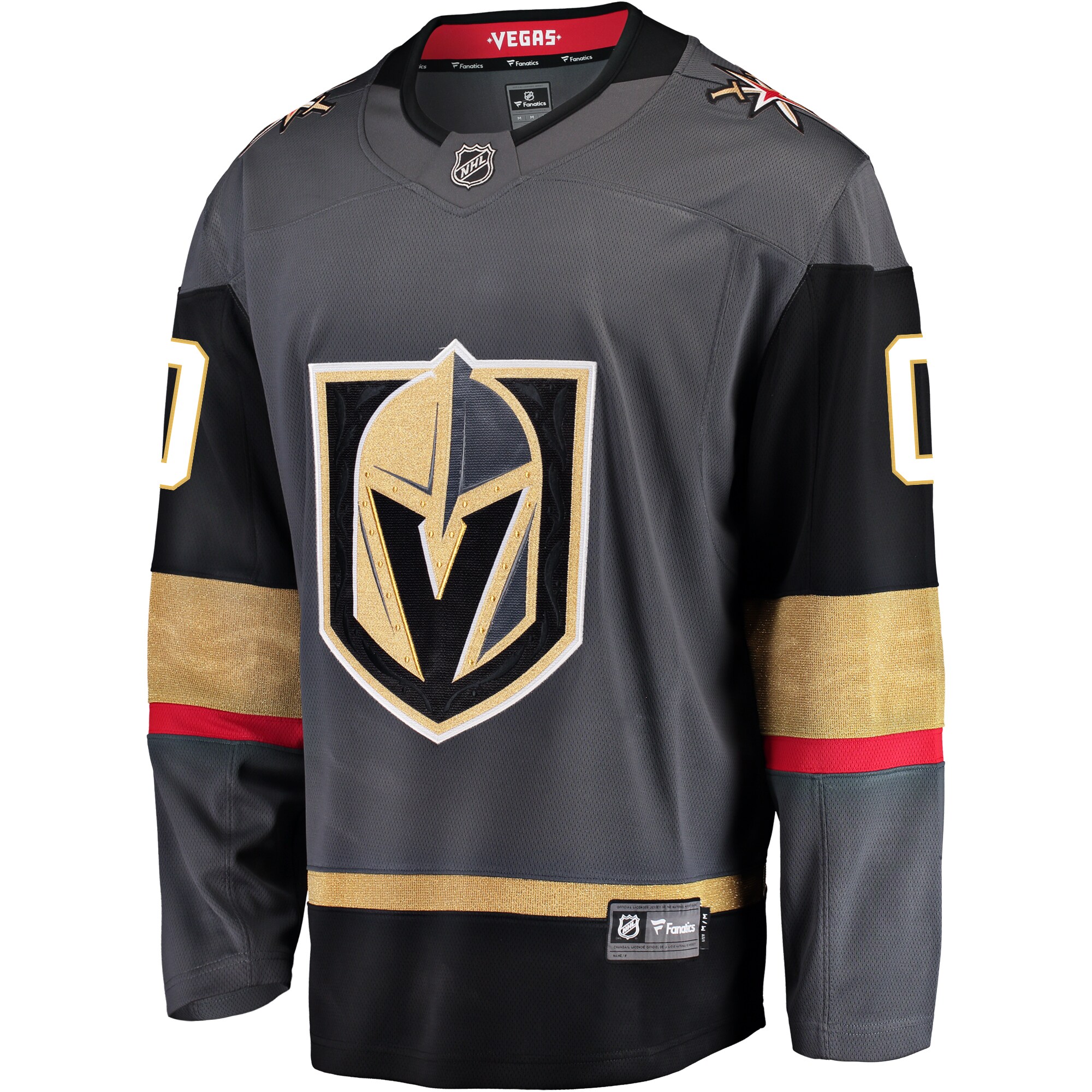 Vegas Golden Knights Fanatics Alternate Breakaway Custom Jersey – Gray