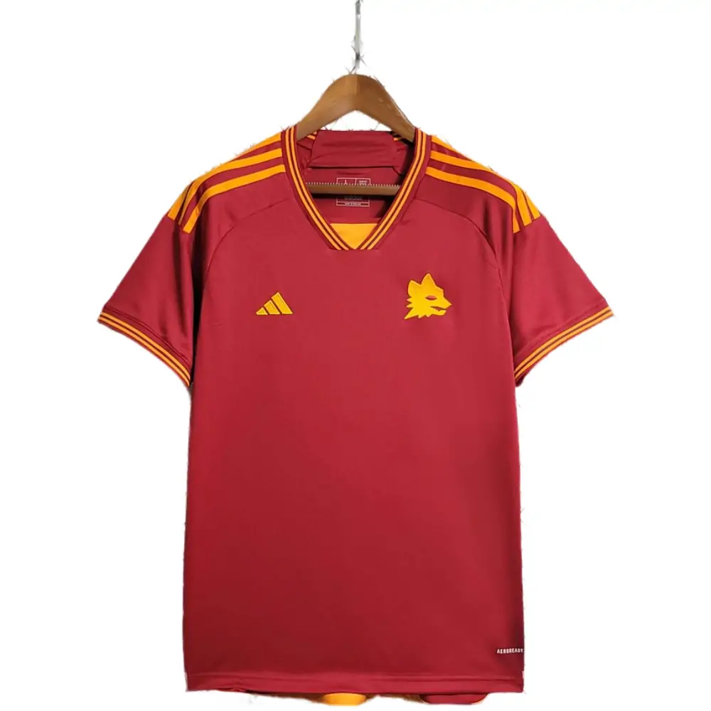 2023/2024 Roma Home Soccer Jersey 1:1 Thai Quality-Fans