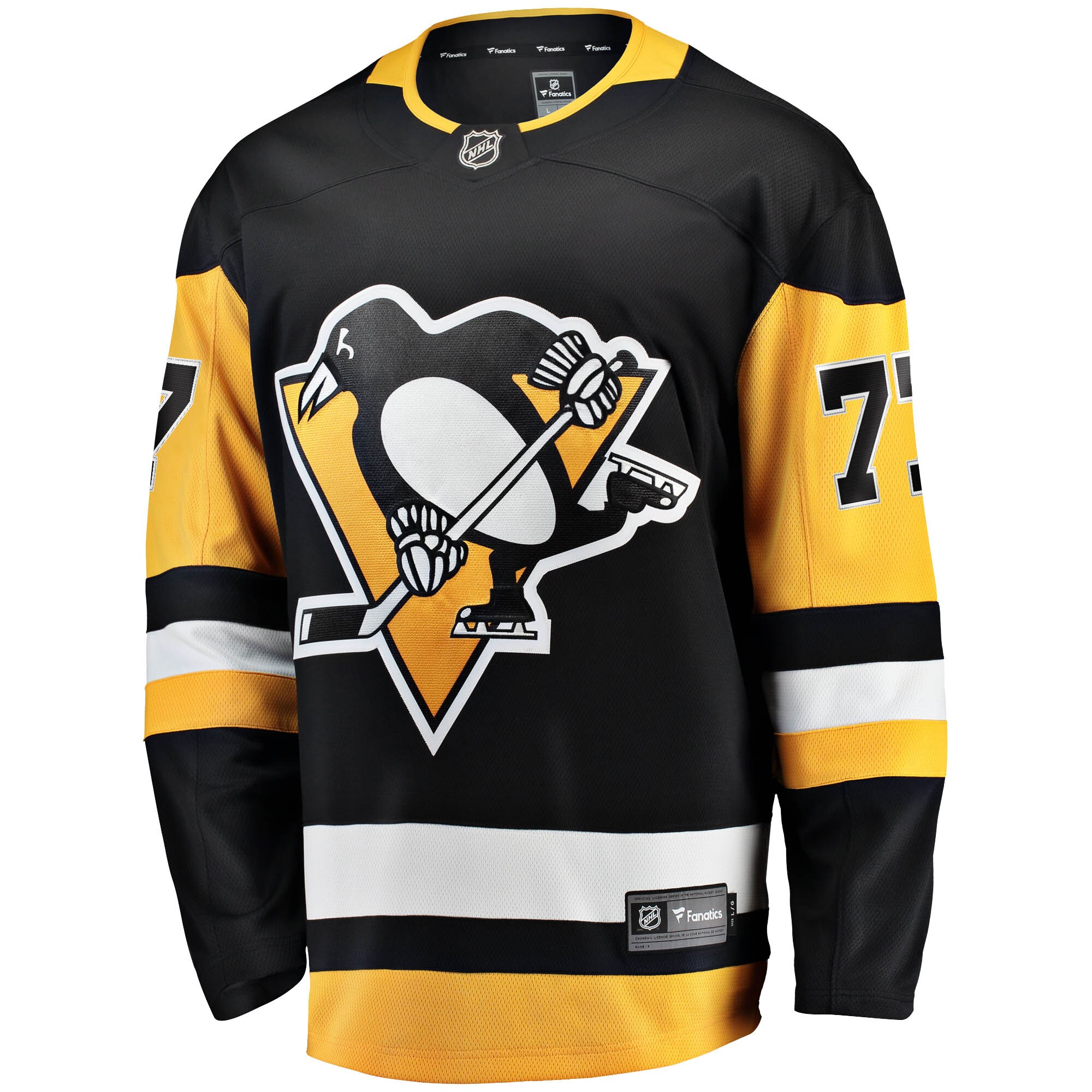 Jeff Carter Pittsburgh Penguins Fanatics Home Breakaway Replica Jersey – Black