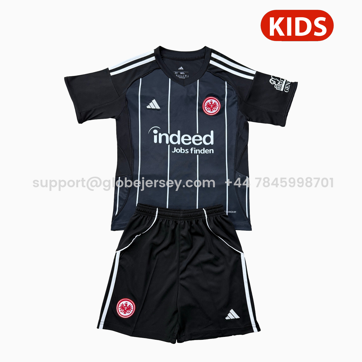 Frankfurt 25-26 Champions League Home Kids Kit