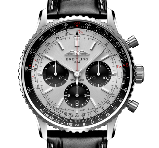 【Super Clone】Breitling AB0138241G1P1 Navitimer B01 Silver Dial - Νew