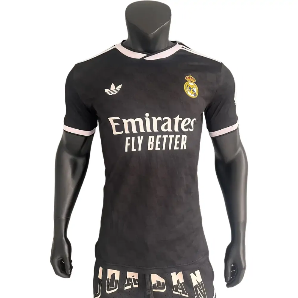 2025-26 Real Madrid Home Black Jersey - Player Version