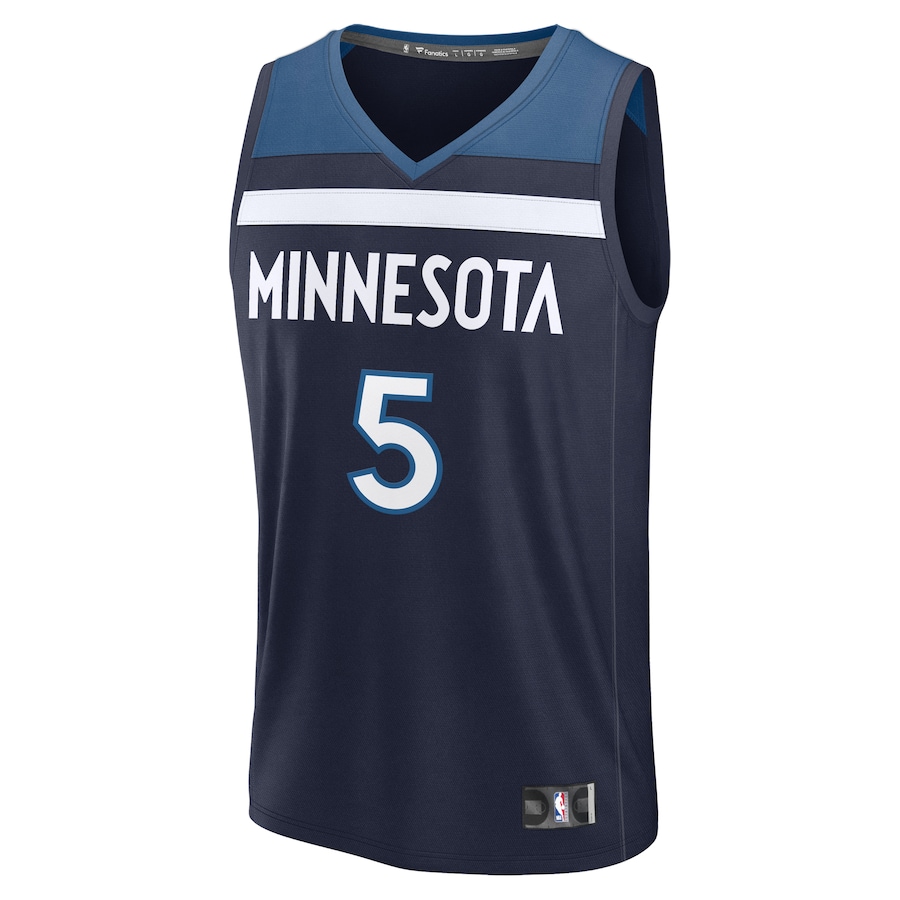 Youth Minnesota Timberwolves Anthony Edwards Fanatics Navy Fast Break Replica Player Jersey - Icon Edition