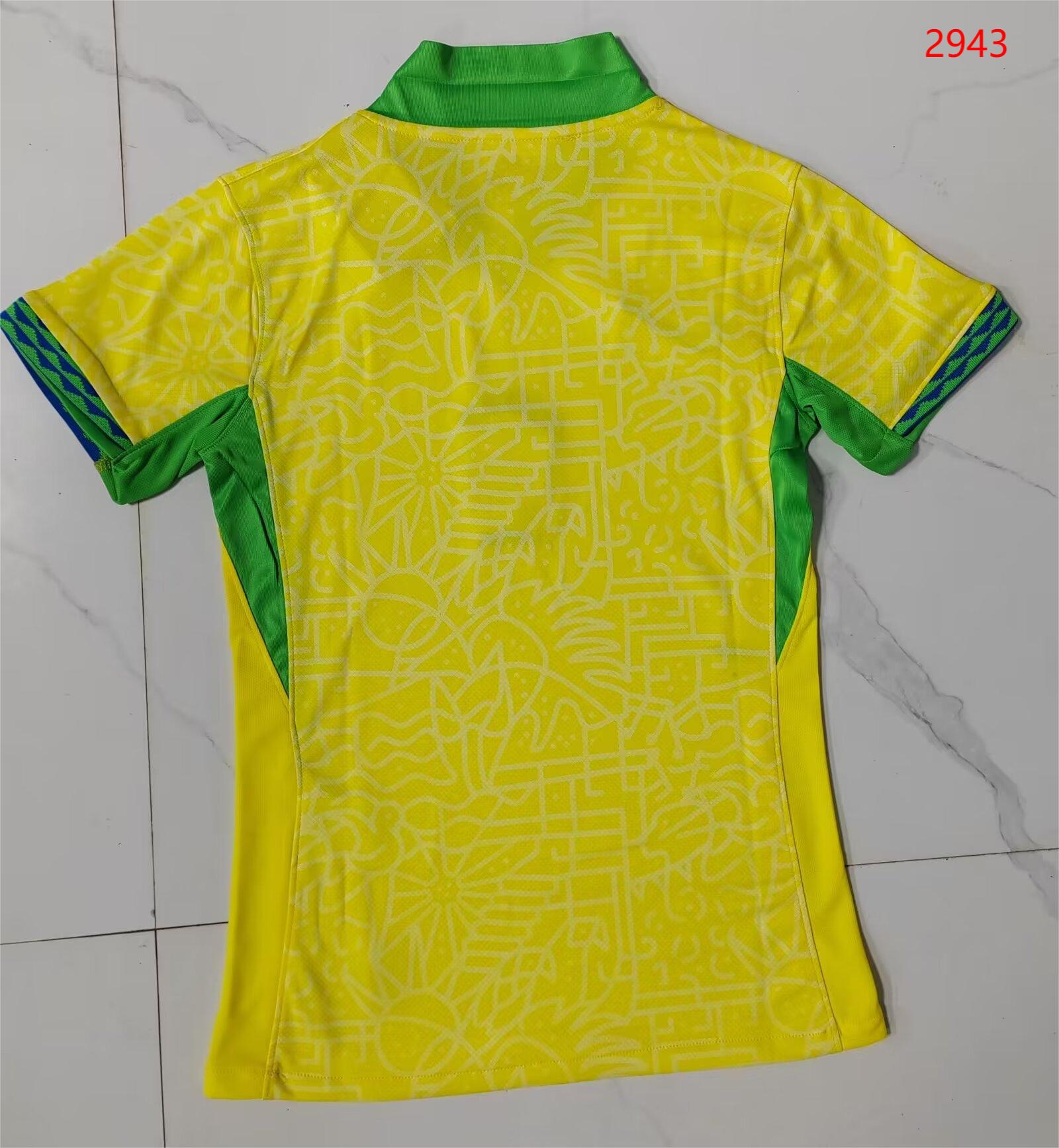 2024/25 Brazil Home Jersey Women's Jersey - Fans Edition