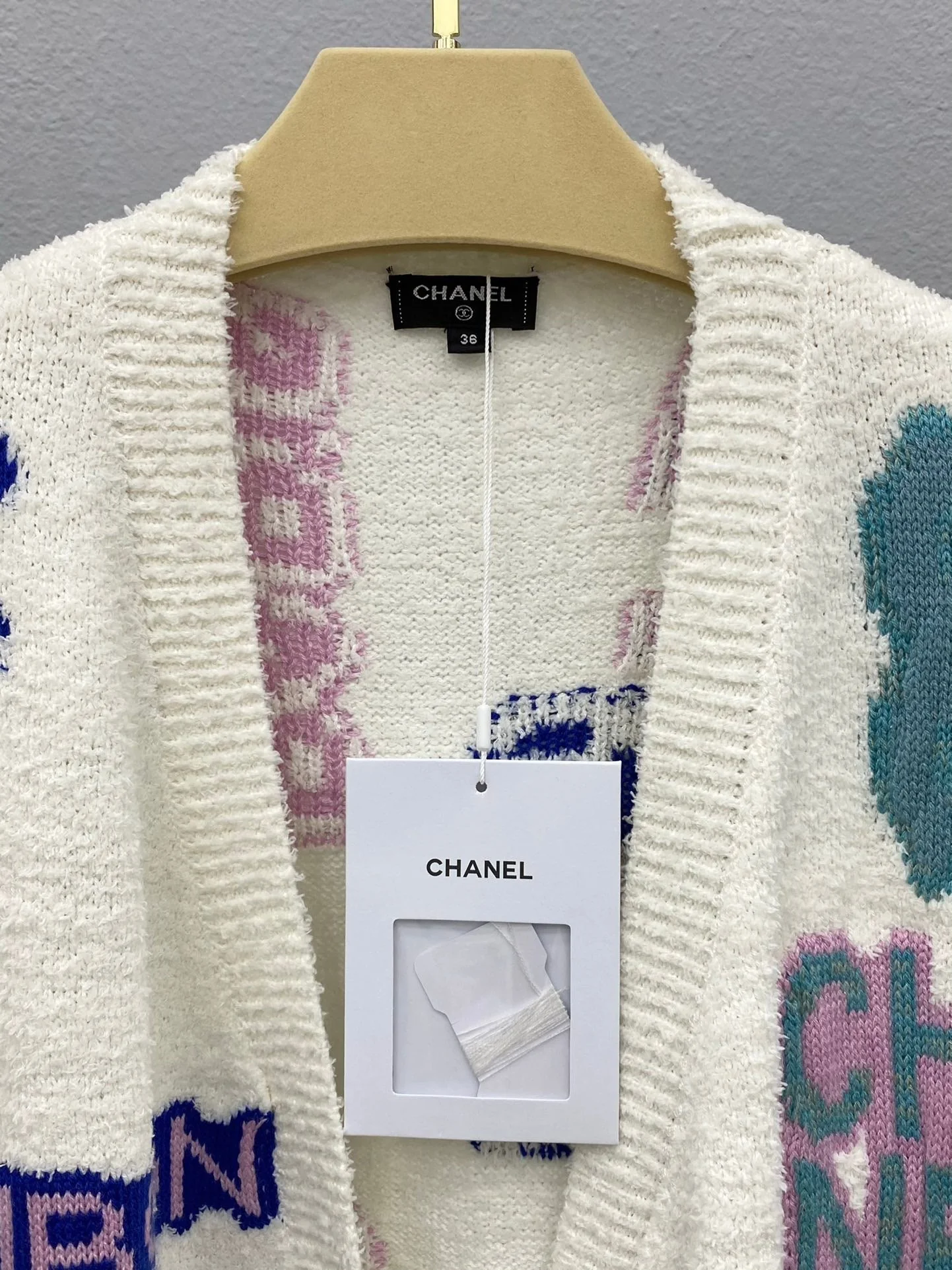 Jacquard cardigan jacket