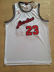 Michael Jordan Chicago Bulls 23 White MN