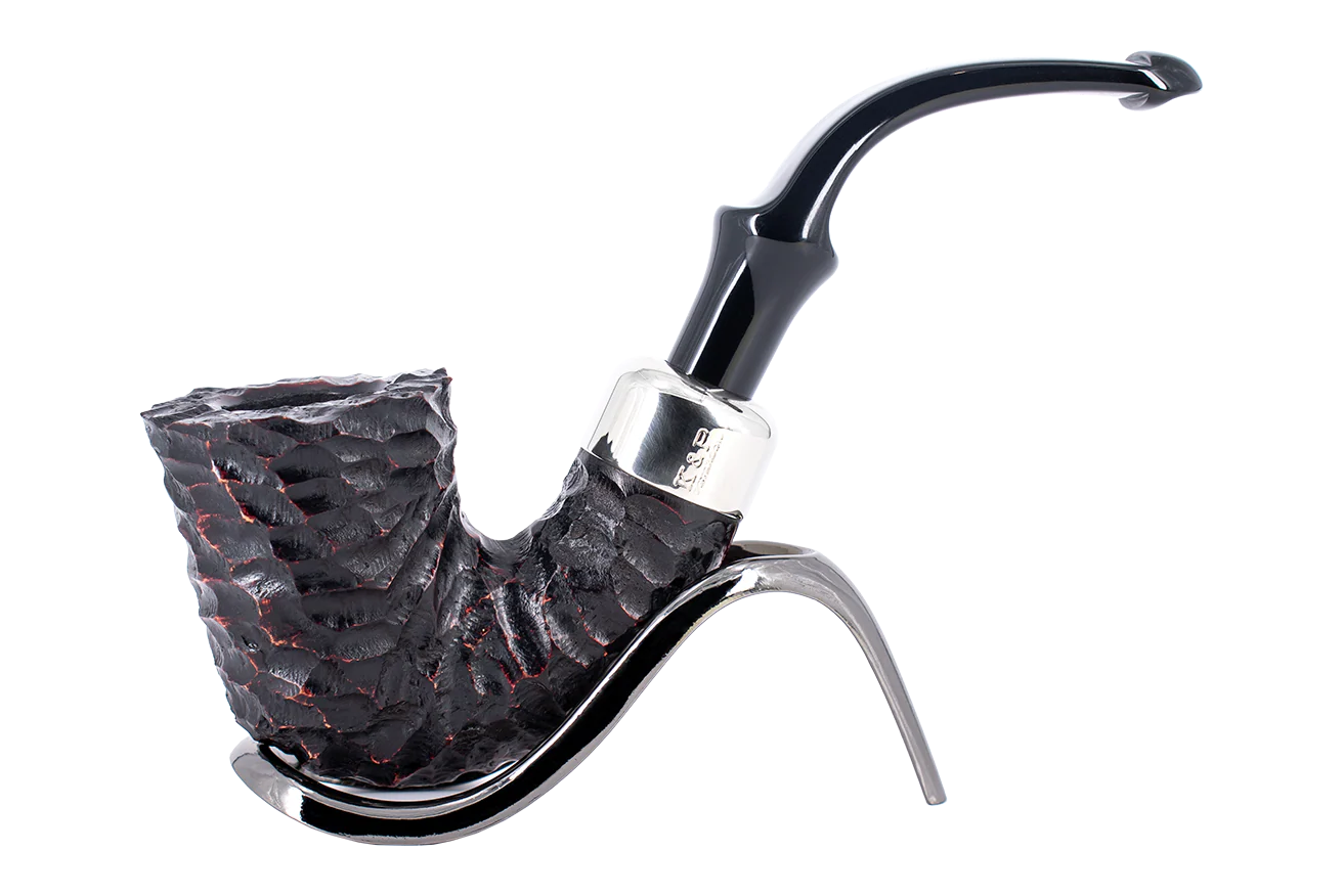 Peterson of Dublin System Rustic Briar Smoking Pipe - Shape No.XL315