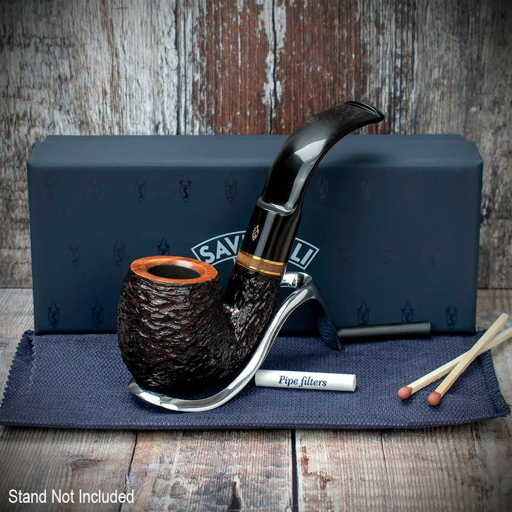 Savinelli Porto Cervo Rustic 614 - 6mm Briar Pipe