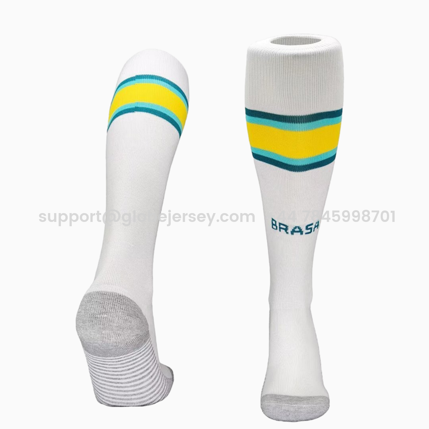 Brazil 2026 Home Socks - White