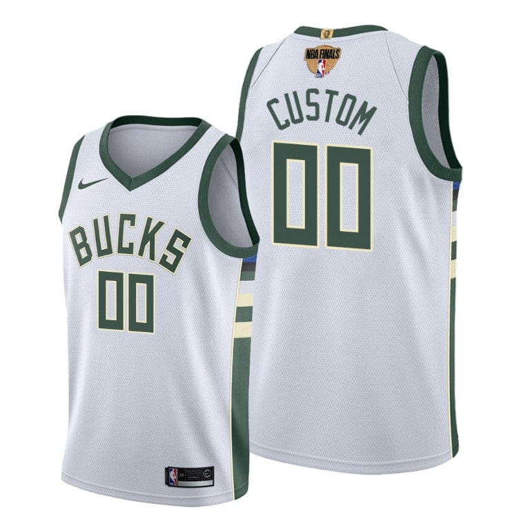 Custom 2021 Finals Milwaukee Bucks Jersey