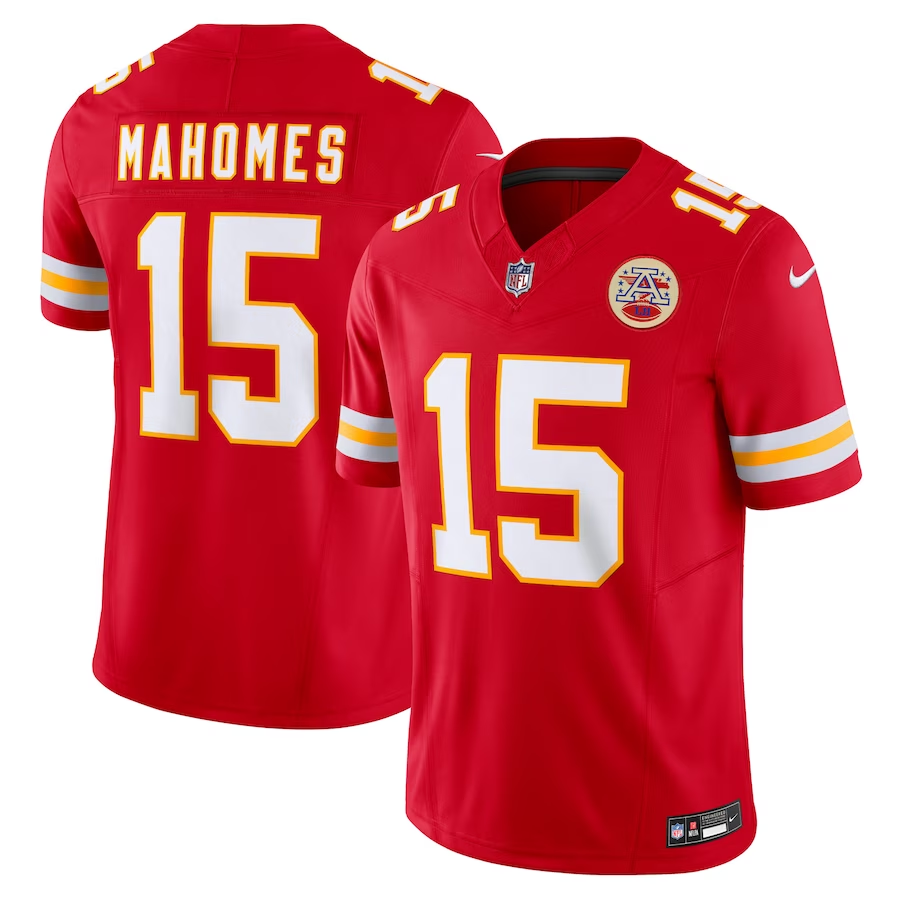 Kansas City Chiefs Patrick Mahomes Red Vapor F.U.S.E. Limited Jersey