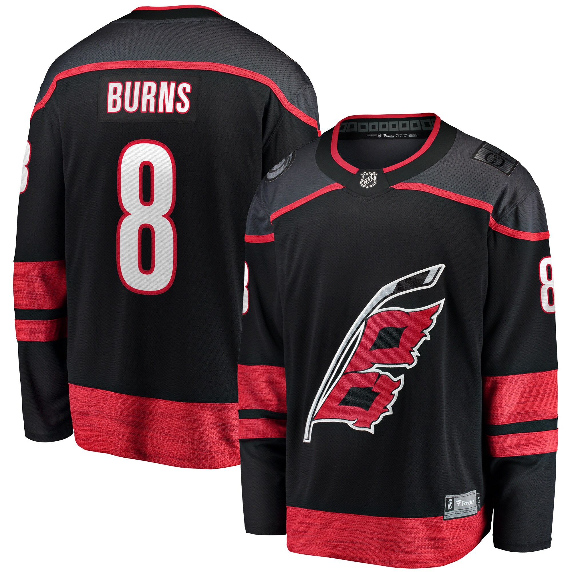 Brent Burns Carolina Hurricanes Fanatics Home Breakaway  Jersey – Black