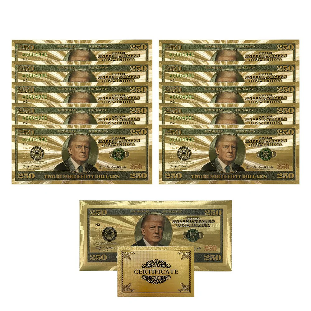The Official Trump $250 Bucks Bills – Certified