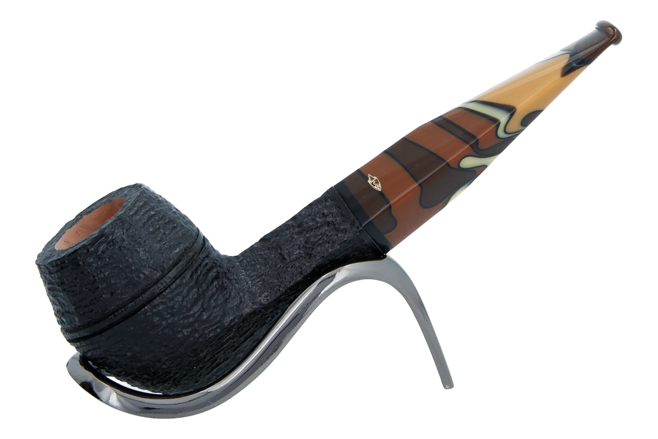 Savinelli Paloma Rustic Black 510 - 6mm Briar Pipe