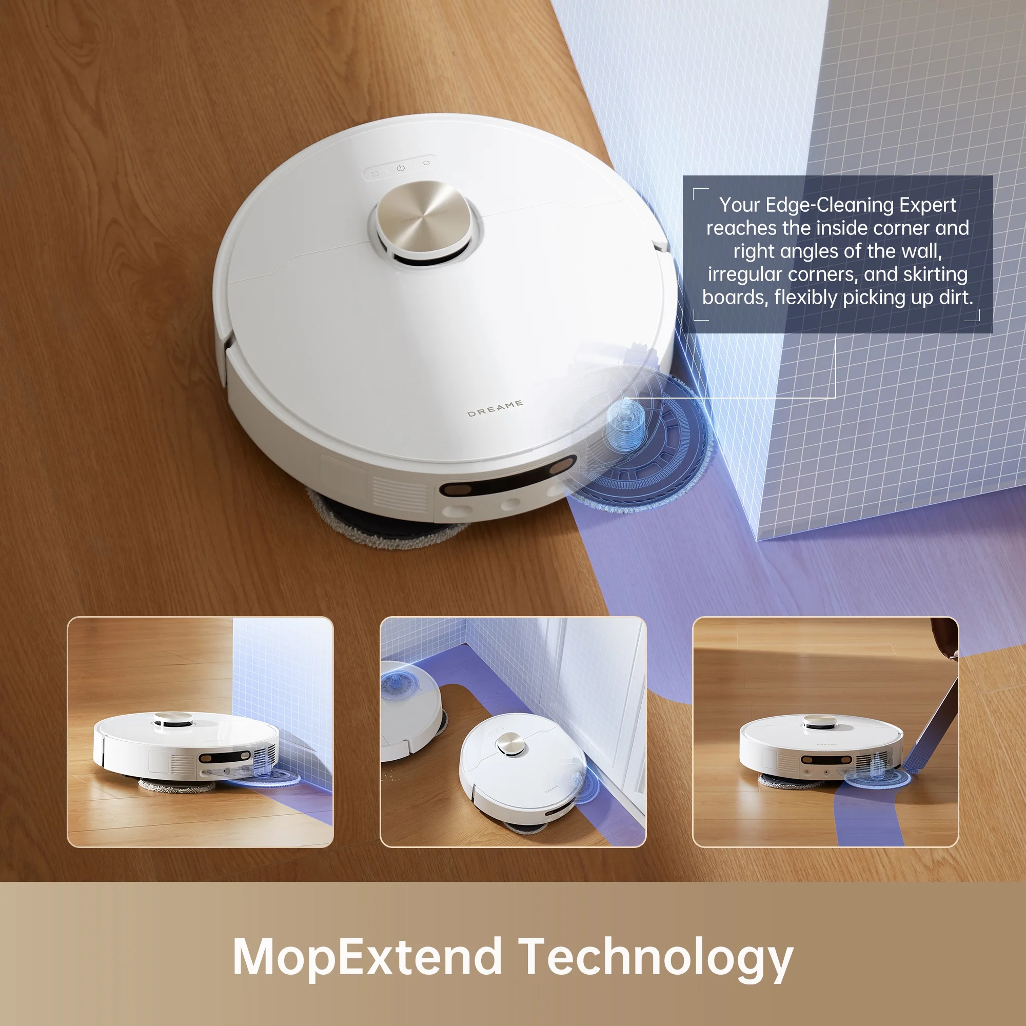 Dreame Heat Robot Vacuum and Mop Combo, 136°F Hot Water Self-Cleaning, 7000Pa Suction,L10s Pro Ultra