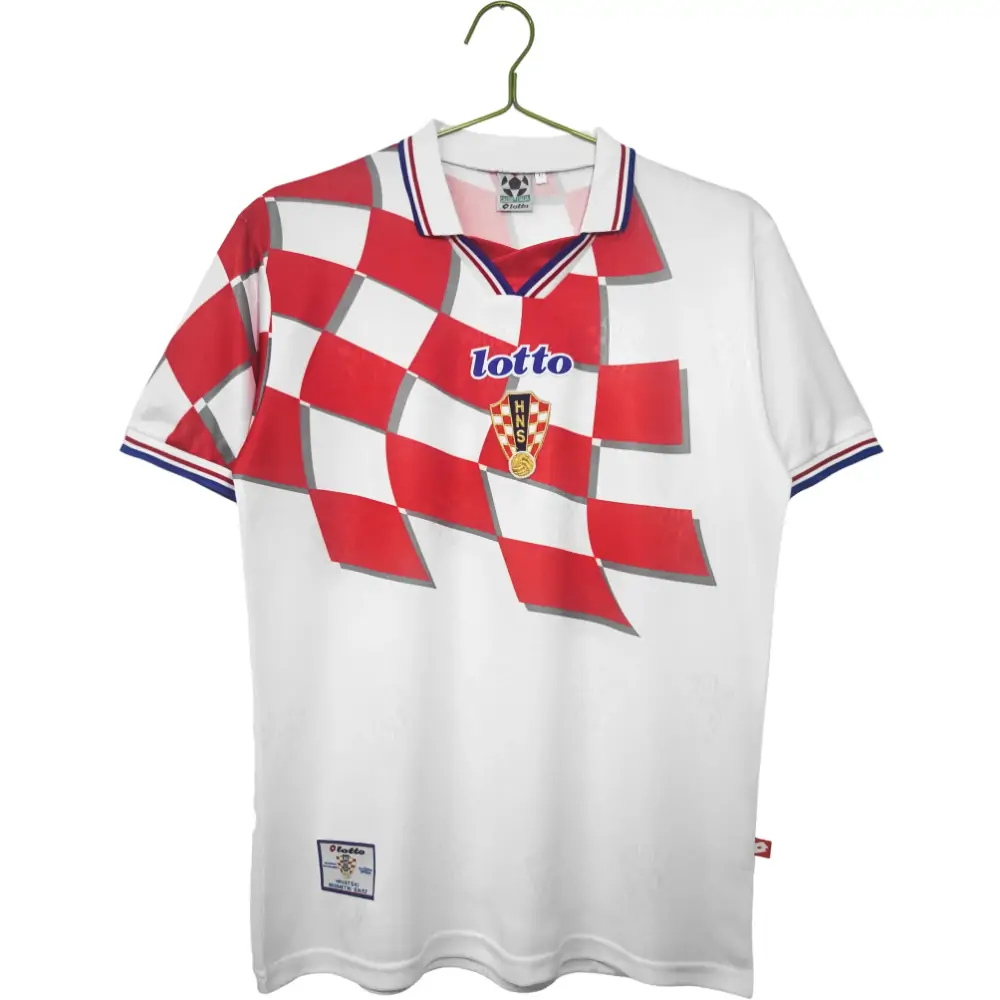 1998 Croatia home retro jersey 1:1 Thai quality - Fans Edition