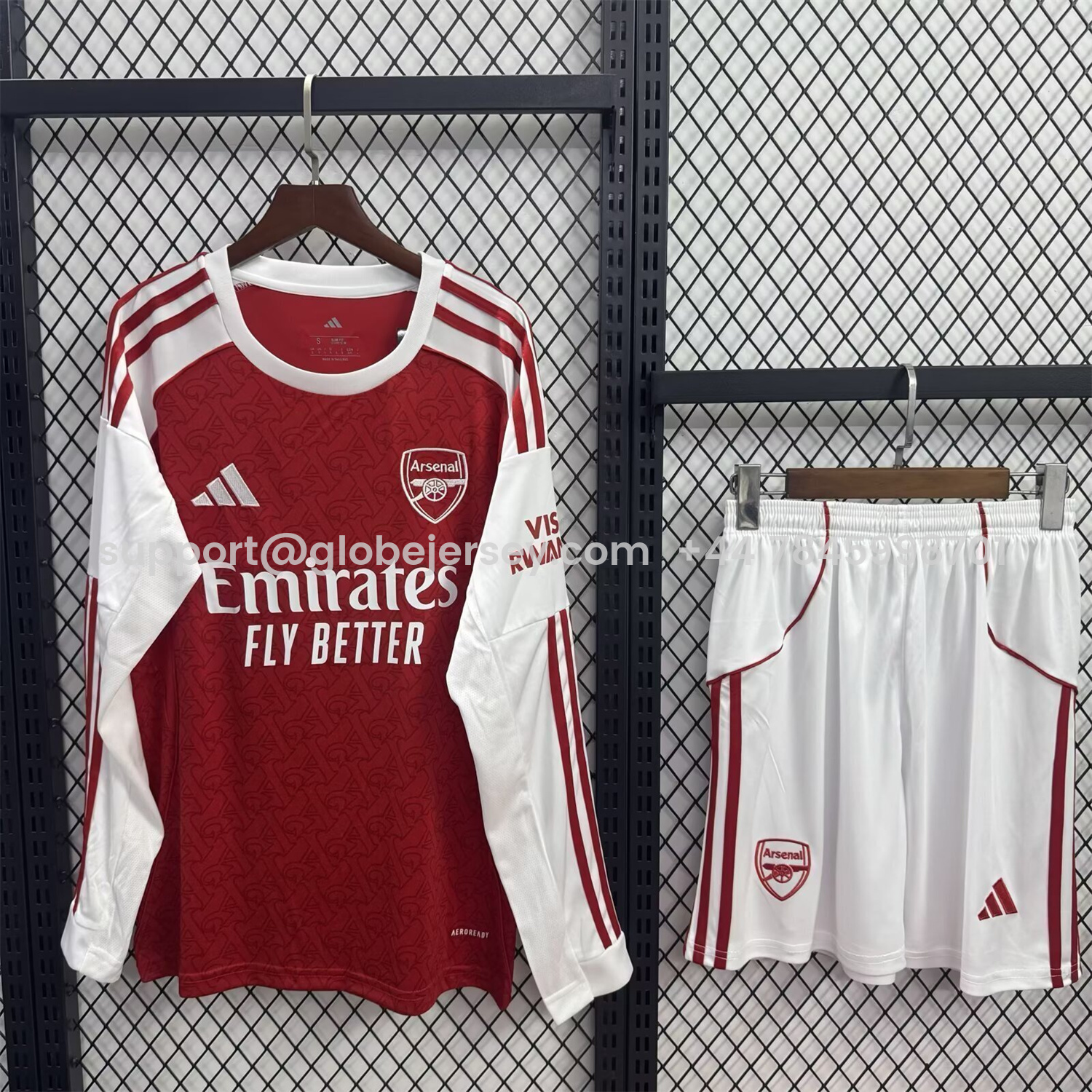 Arsenal 25-26 Home Long Sleeves Kids Kit
