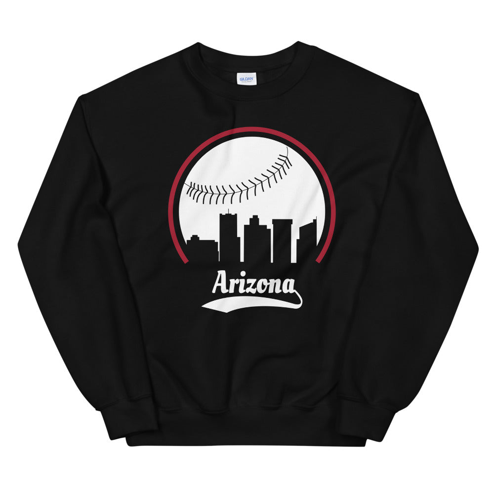 Unisex Arizona D-Backs Baseball Crewneck Sweatshirt