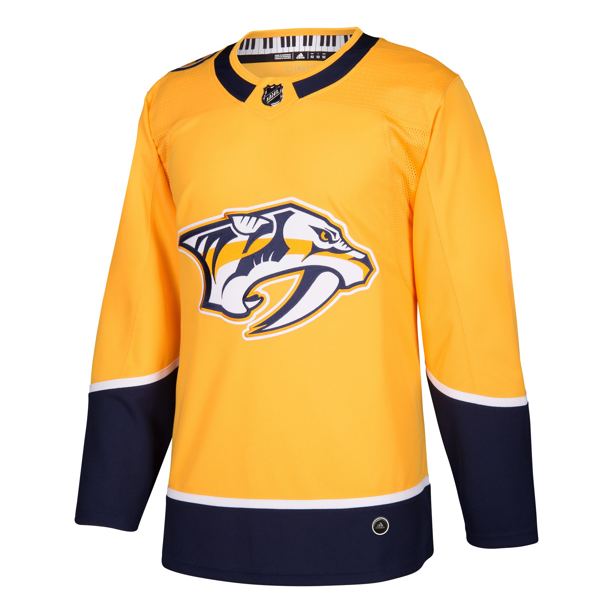 Nashville Predators  Home  Blank Jersey – Gold