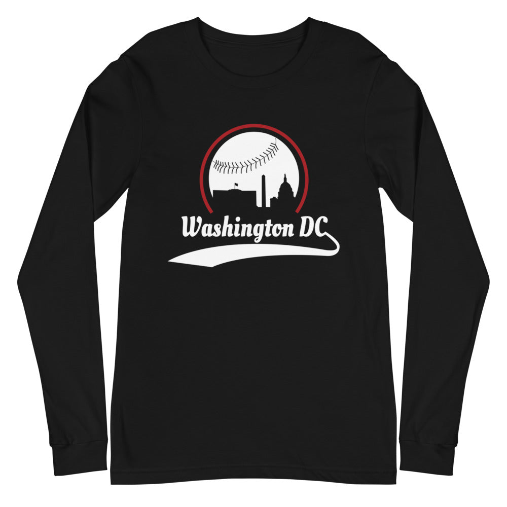 Unisex Washington Nationals Baseball Long Sleeve Tee Shirt