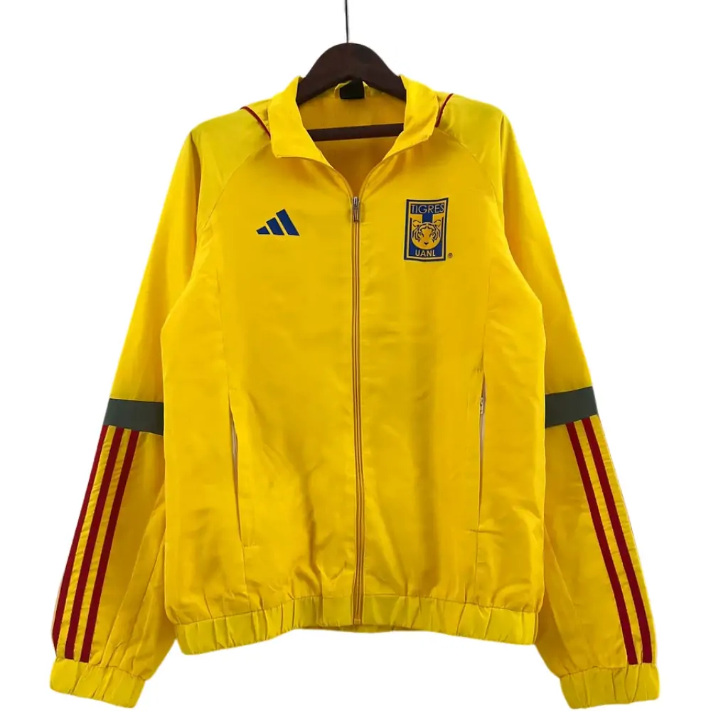 2023/2024 Tigres Jersey Windbreaker yellow Soccer Jersey 1:1 Thai Quality
