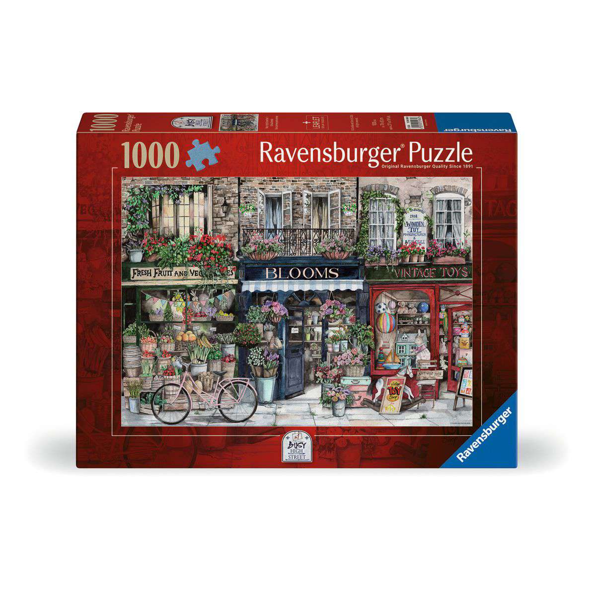 Busy High Street No.1 - 1000 Piece Jigsaw Puzzle (Ravensburger)
