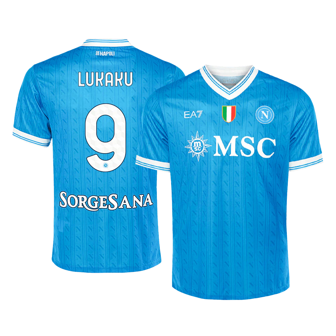 LUKAKU #9 Napoli Home Soccer Jersey 2025/26