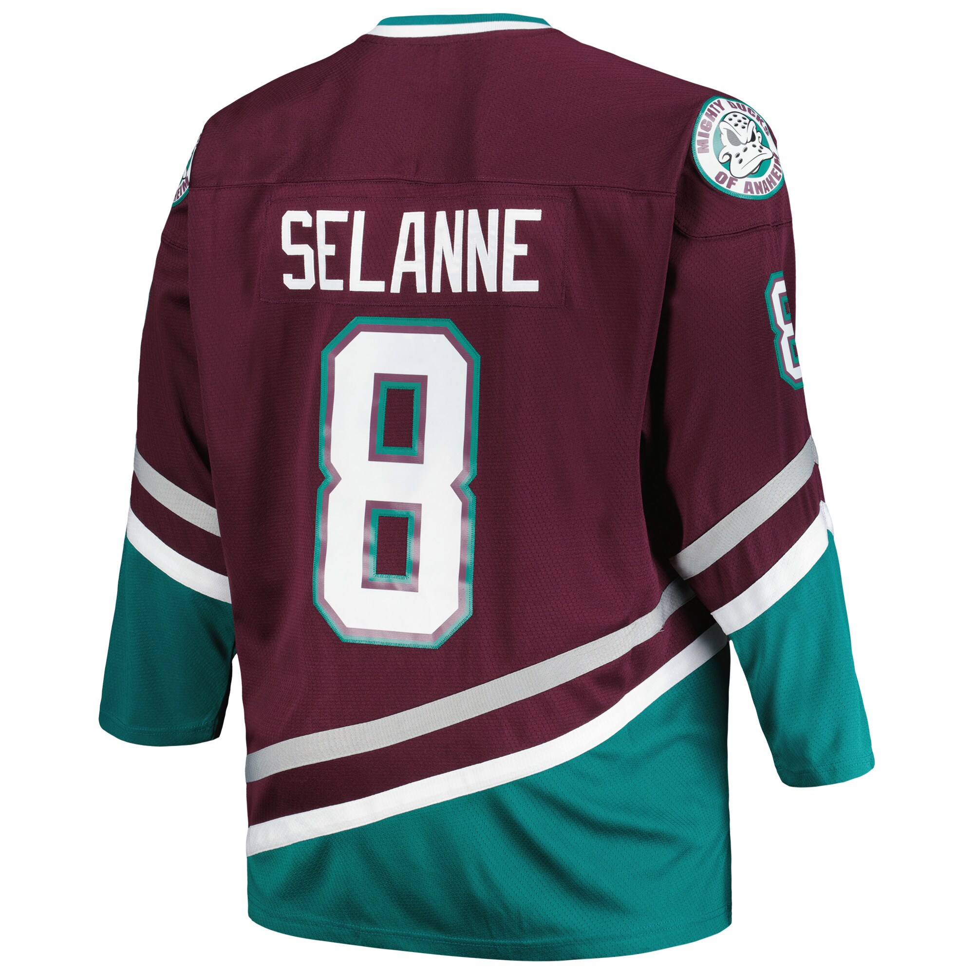 Teemu Selanne Anaheim Ducks Mitchell & Ness Big & Tall   Blue Line  Jersey – Purple