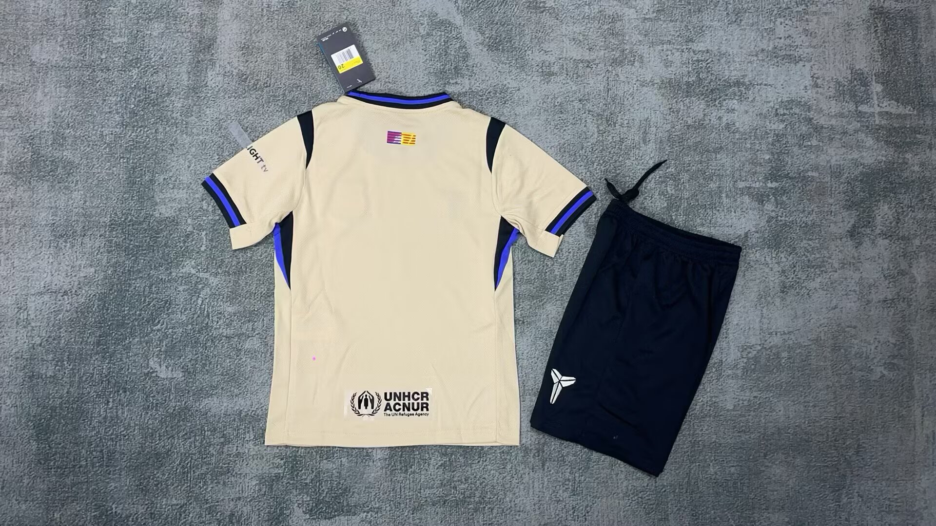 25-26 Barcelona Away Jersey Children's Set - Fans Edition