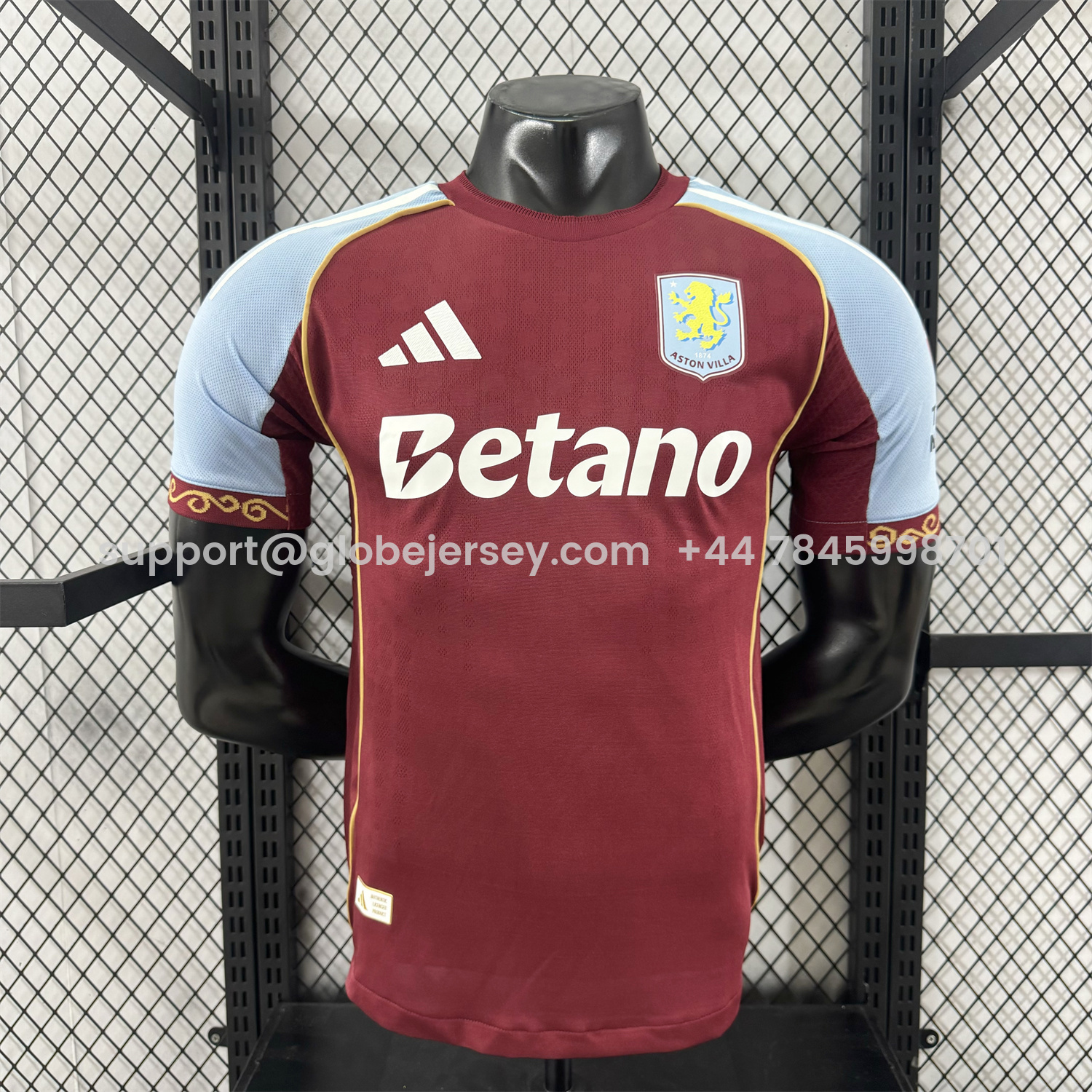 Aston Villa 25-26 Home Jersey - Player Version