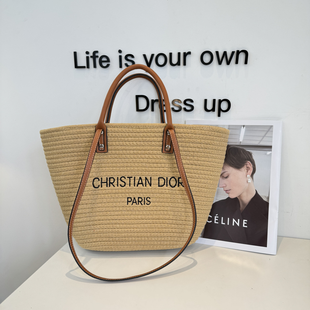 Dior Straw Bag