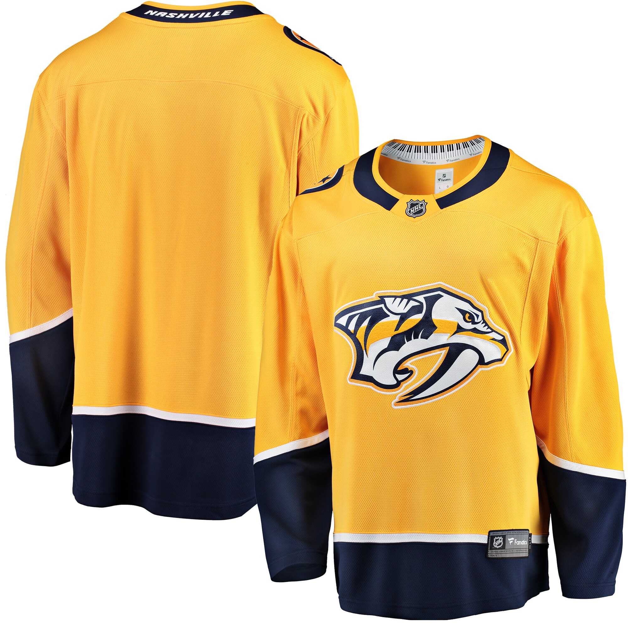 Nashville Predators Fanatics Breakaway Home Jersey – Gold