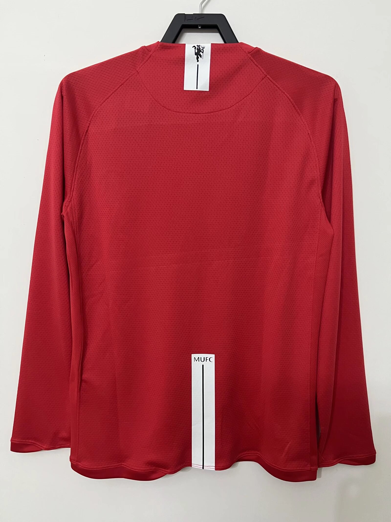 2007/08 Retro Long Sleeve Manchester United Home Jersey League Edition - Fans Edition