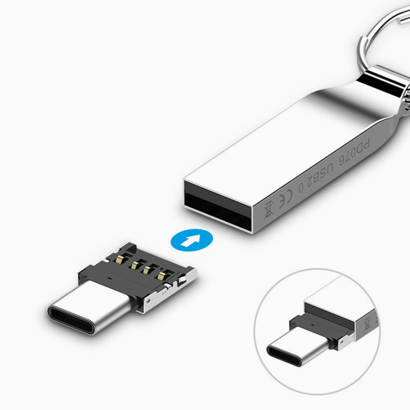 Mini USB-C to USB 2.0 Keychain Adapter