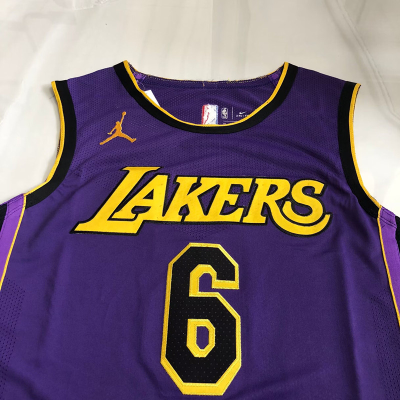 LeBron James Los Angeles Lakers Purple 6 MN