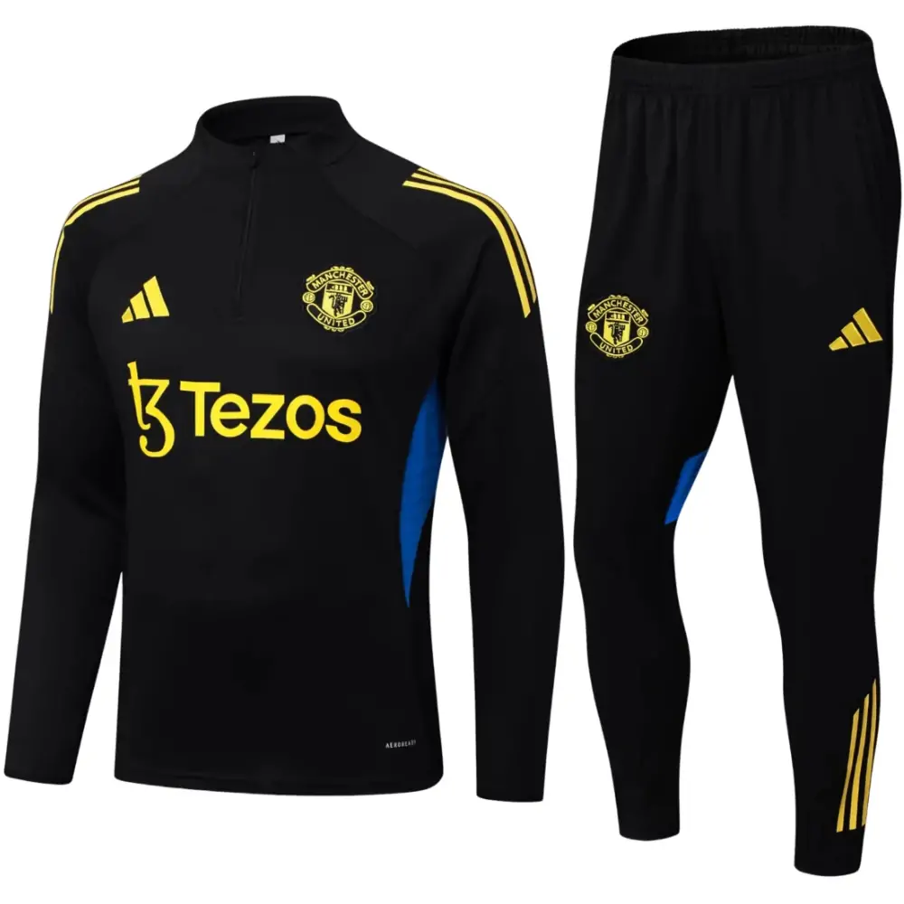 2025-26 Manchester United Black Kids' Training Shirt