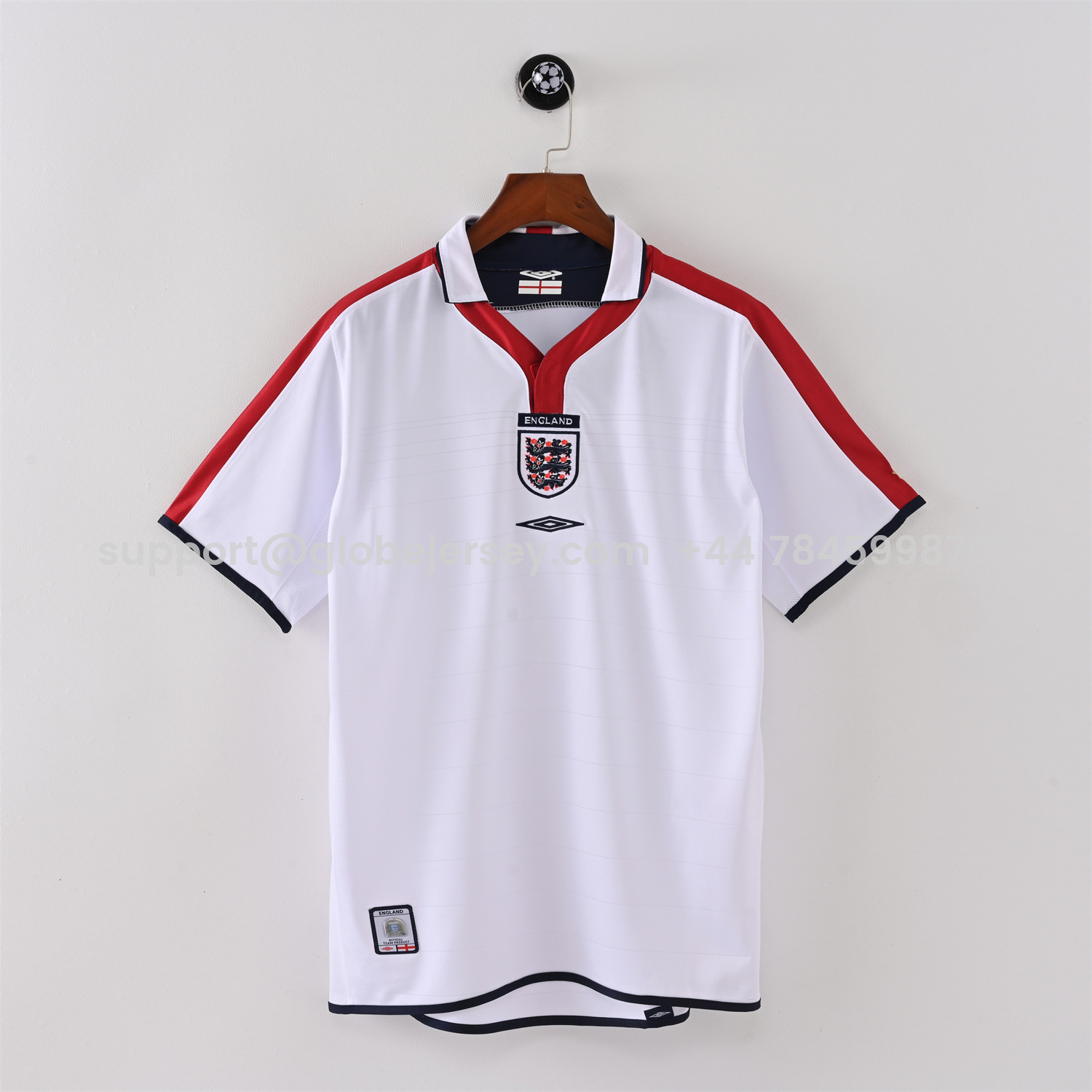 Retro England 2004 Home White Jersey