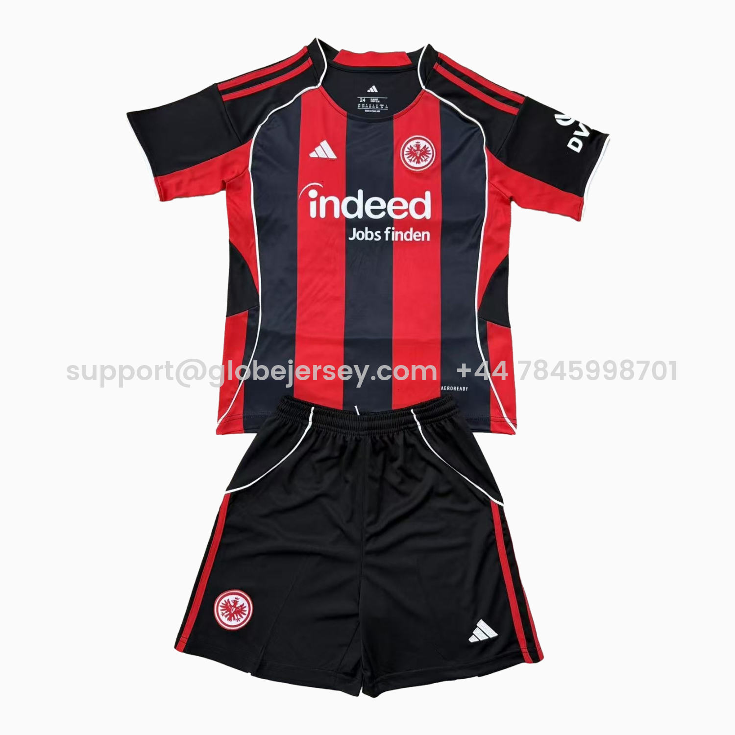Frankfurt 25-26 Home Men's Adult Jersey Set - Fans Version
