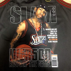 Allen Iverson Philadelphia 76ers 3 Black MN