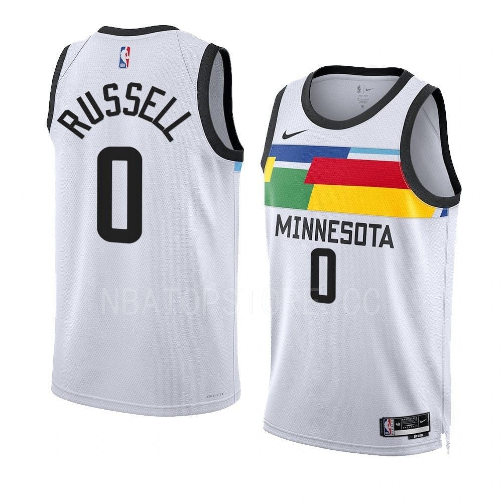 D'Angelo Russell Minnesota Timberwolves 2022-23 City Edition Jersey